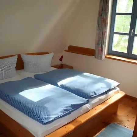 Reetdachhaeuser Gegenueber Hiddensee
